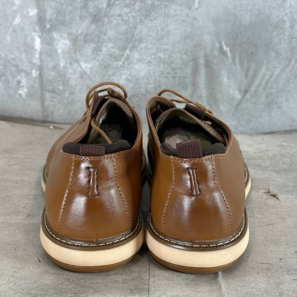 VANCE CO. Men's Tan Thad Faux-Leather Lace-Up Oxfords SZ 13 - Picture 8 of 12